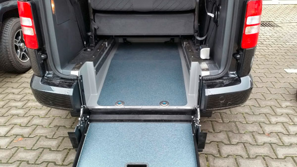 Verladesystem - Rampe  VW-Caddy 2